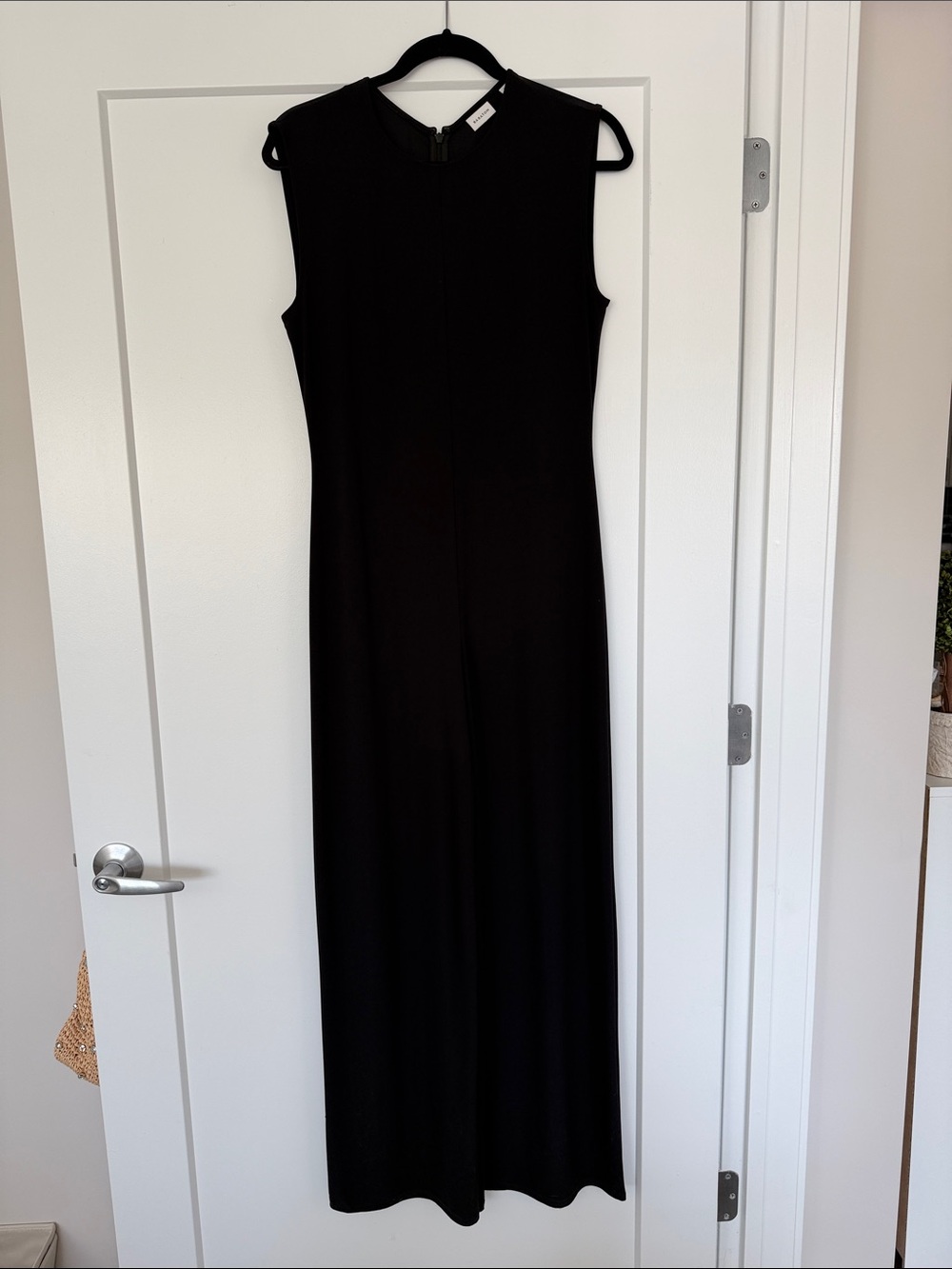 Babaton Black Sleeveless Maxi Dress